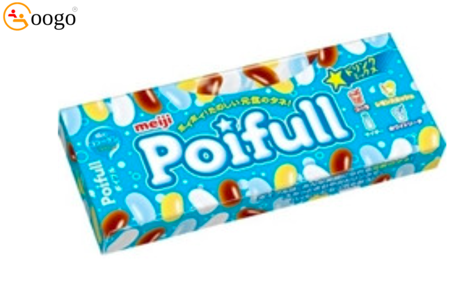 MEIJI Poifull Jelly Bean Soda Flavor, 53 g